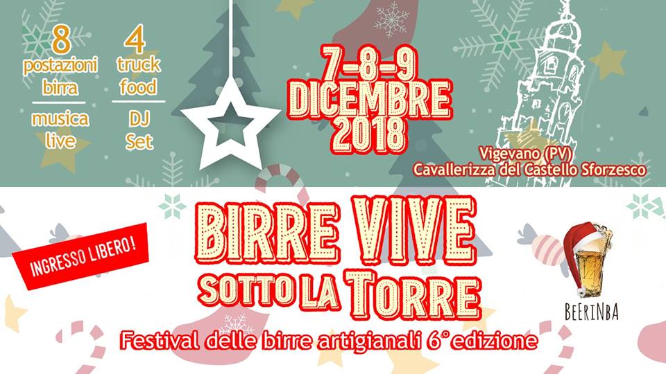 A Vigevano torna Birre Vive sotto la Torre Christmas edition!