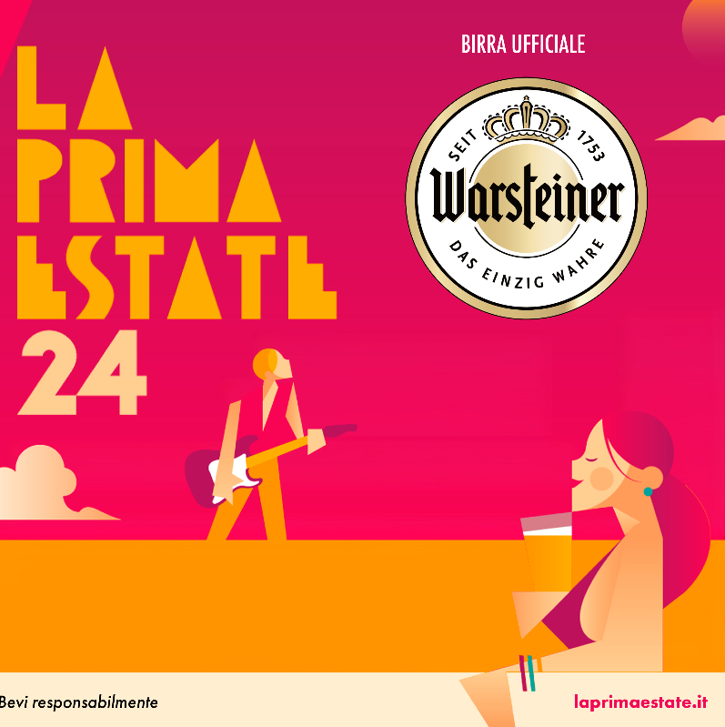 Warsteiner si riconferma birra ufficiale del Festival La Prima Estate!