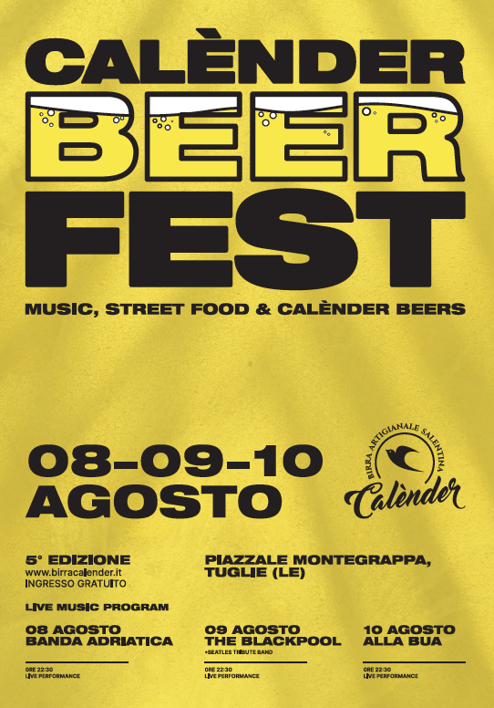 Il prossimo WE torna il Calènder Beer Fest!