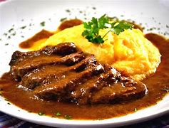 Brasato alla stout con Polenta